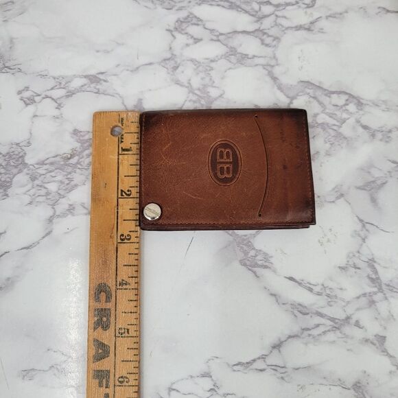 Buxton Brown Leather Card Fan Wallet Buisness Credit Card Holder Vintage - Picture 11 of 11